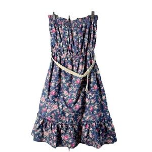 Poetry Floral Dress with Belt. Size Medium. NWT. From Delia’s
